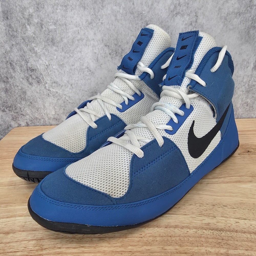 Nike Fury Wrestling Shoes Mens 10.5 Blue MMA Boxing Shoes Sneakers‎ AO2416-401 - Picture 5 of 12